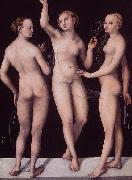 Lucas Cranach The Three Graces painting